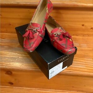 Talbots Red Patterned Women's Loafers
